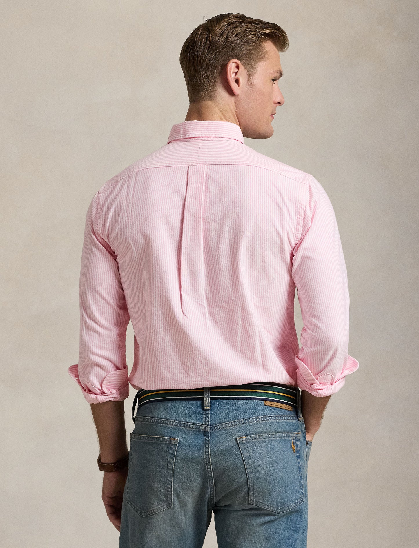 Polo Ralph Lauren - Oxford Shirt - Stripe - Pink & White