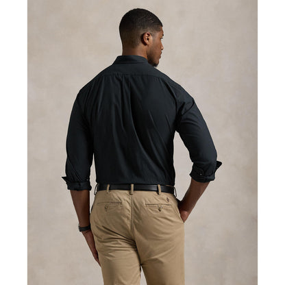 Polo Ralph Lauren - Poplin Stretch Shirt - Big & Tall Sizes - Black