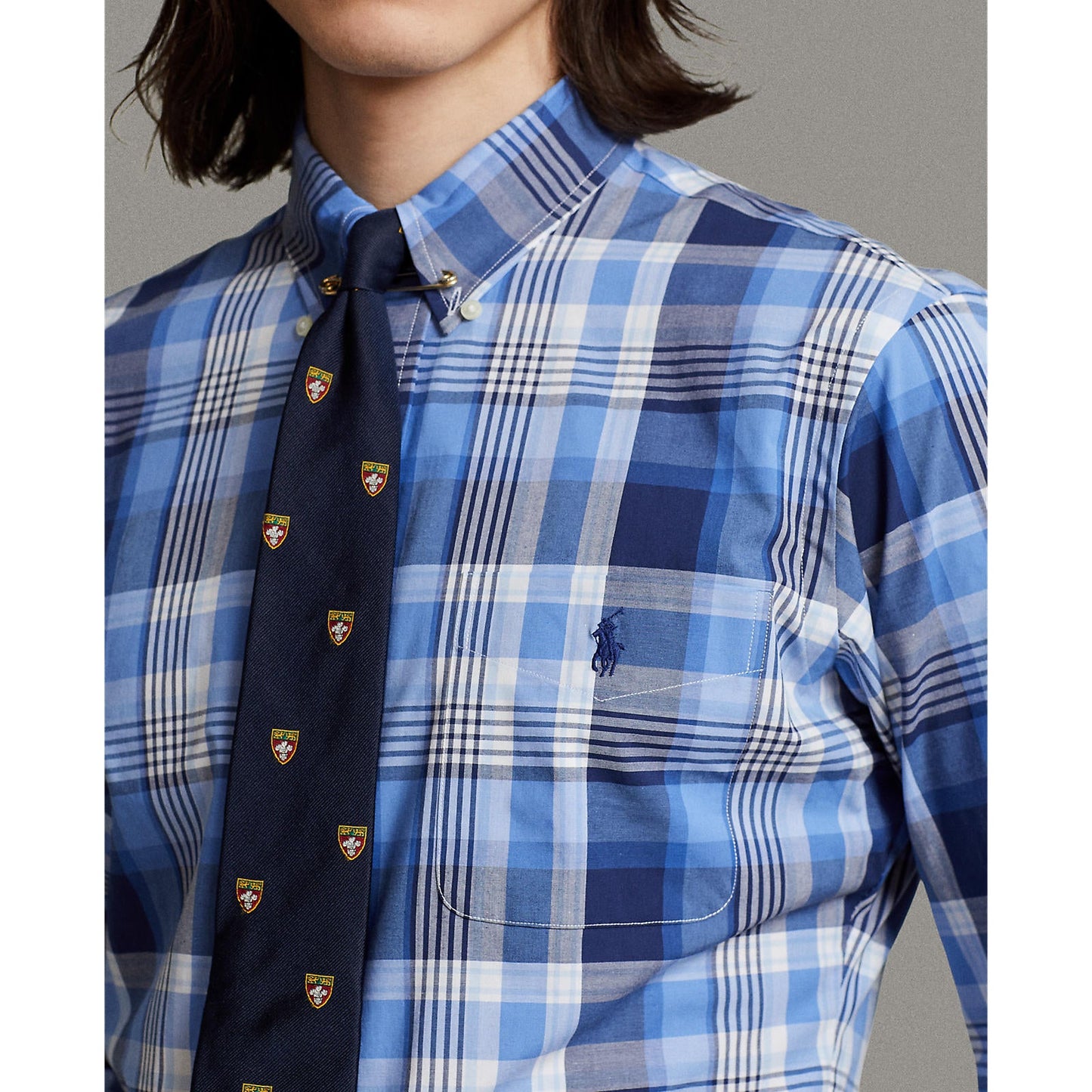 Polo Ralph Lauren - Poplin Stretch Shirt - Check - Blue