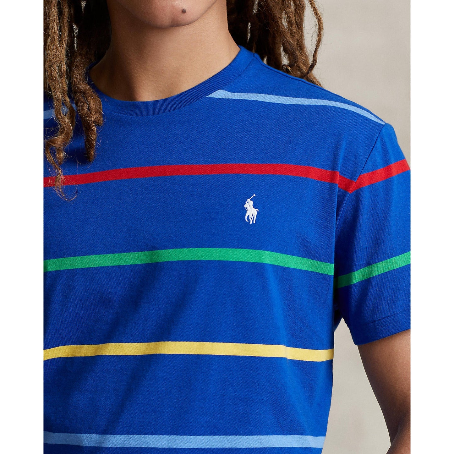 Polo Ralph Lauren - Classic Fit Jersey Crewneck T-Shirt - Sapphire Star Multi
