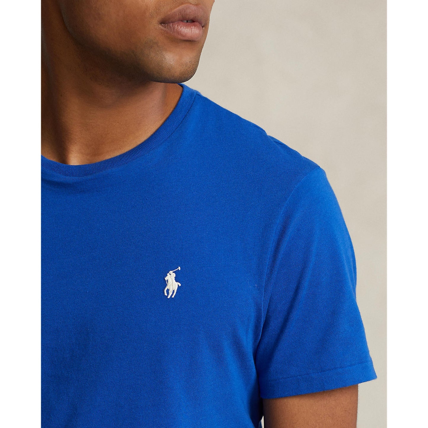 Polo Ralph Lauren - Custom Slim Fit Jersey Crewneck T-Shirt - Sapphire Blue