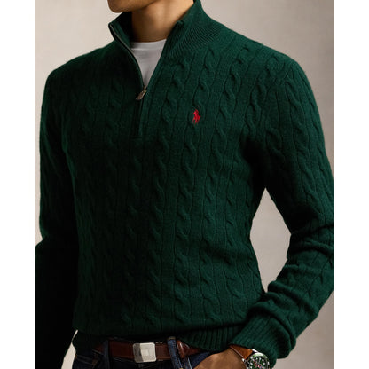 Polo Ralph Lauren - Cable Knit Wool/Cashmere Jumper - Moss Agate