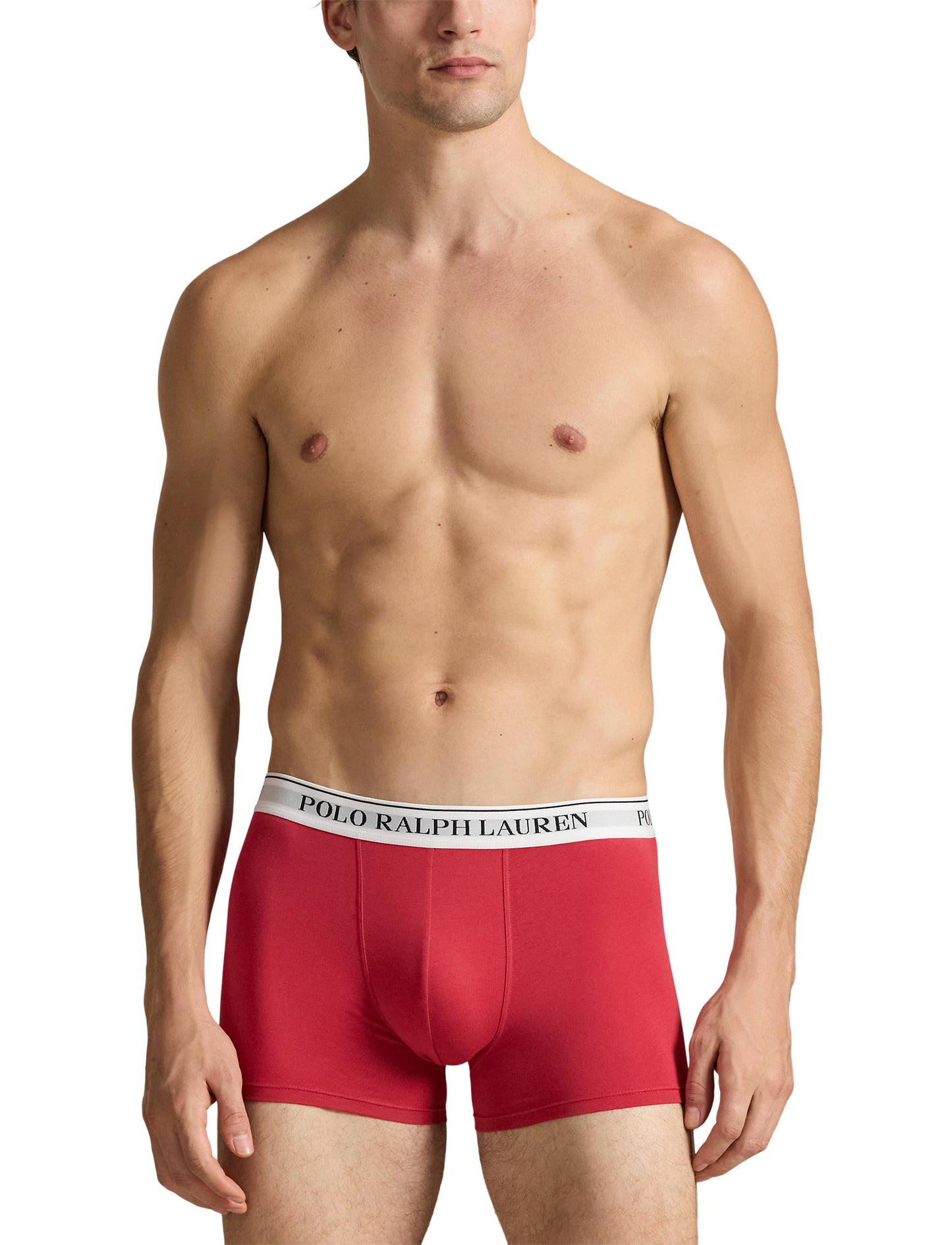 Polo Ralph Lauren - Classic Cotton Stretch Trunks - 3 Pack - Red/Green/Black