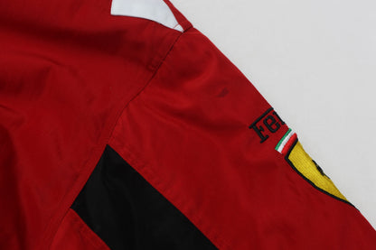 Mens Ferrari F1 Full Zip Racing Jacket Red