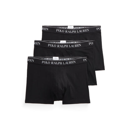 Polo Ralph Lauren - Classic Stretch Cotton Trunk - 3 Pack - Black