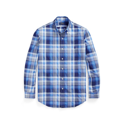 Polo Ralph Lauren - Poplin Stretch Shirt - Check - Blue