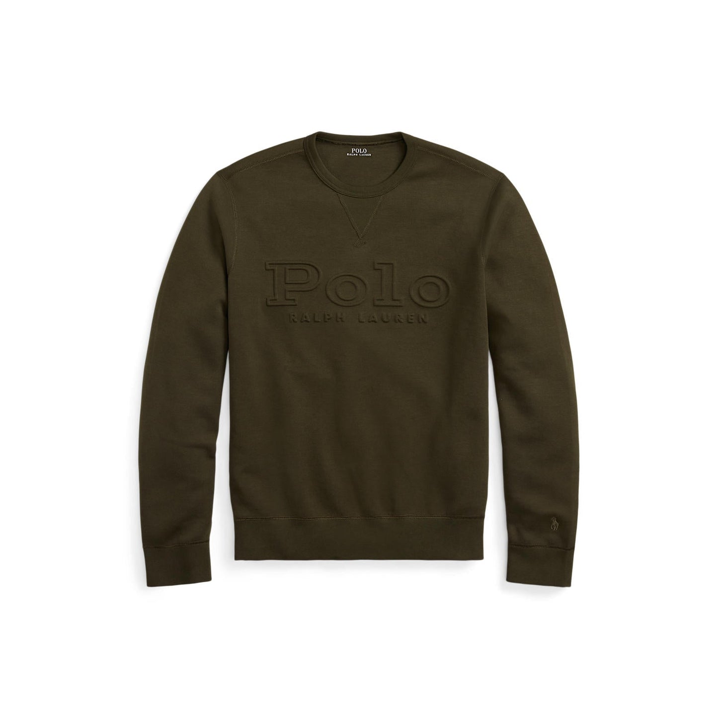 Polo Ralph Lauren - Logo-Embossed Double Knit Sweatshirt - Company Olive