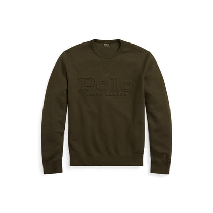 Polo Ralph Lauren - Logo-Embossed Double Knit Sweatshirt - Company Olive