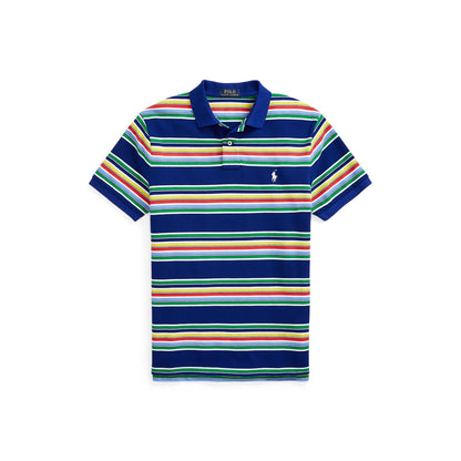 Polo Ralph Lauren - Mesh Polo - Stripe - Heritage Royal Blue Multi