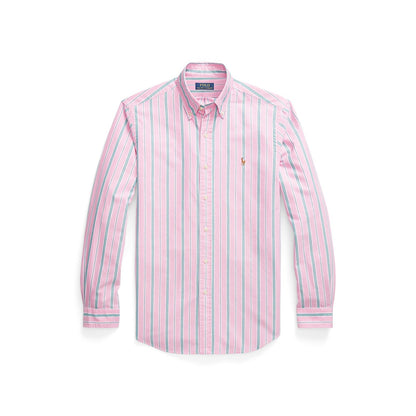 Polo Ralph Lauren - Oxford Shirt - Stripe - Pink, Green & White