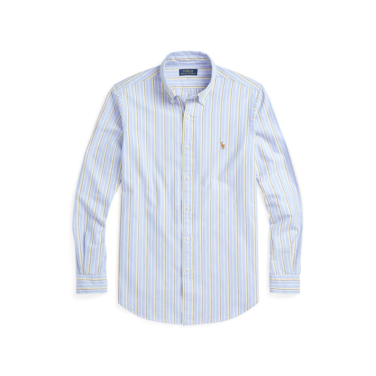 Polo Ralph Lauren - Oxford Shirt - Stripe - Blue, Yellow & White