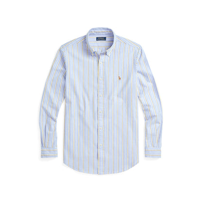Polo Ralph Lauren - Oxford Shirt - Stripe - Blue, Yellow & White