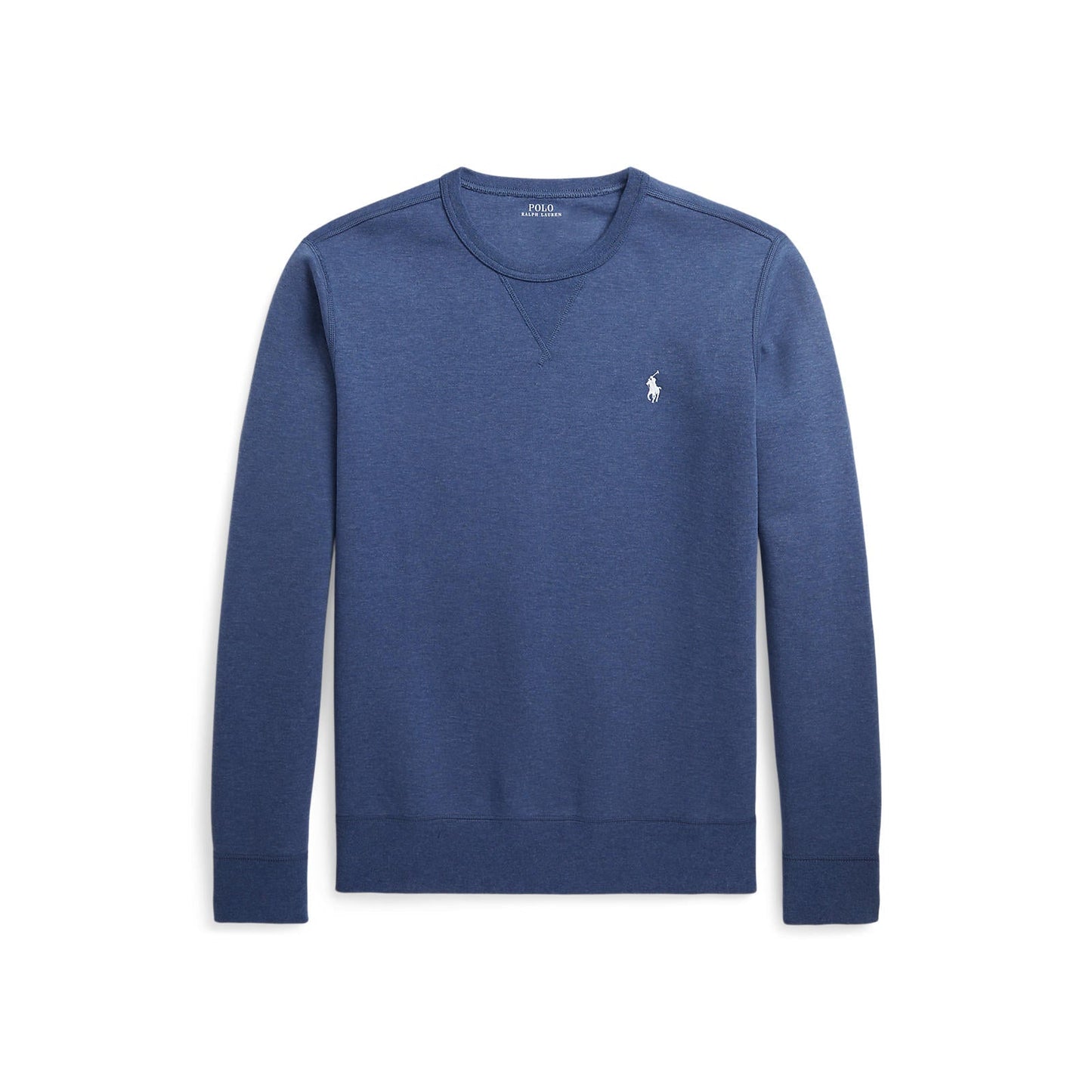 Polo Ralph Lauren - Double-Knit Crew Neck Sweatshirt - Blue Heather