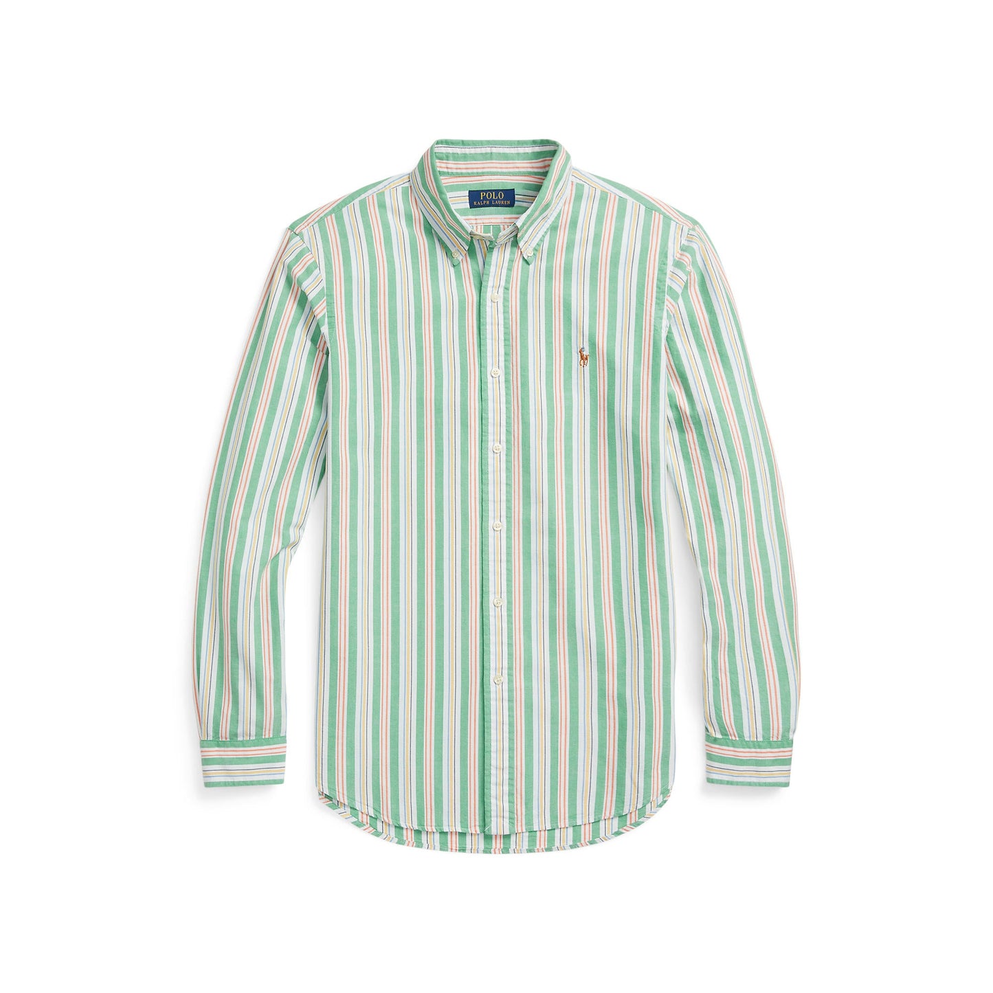 Polo Ralph Lauren - Oxford Shirt - Stripe - Green, White Multi