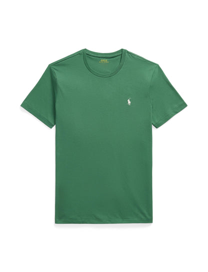 Polo Ralph Lauren - Custom Slim Fit Jersey Crewneck T-Shirt - Green Cream