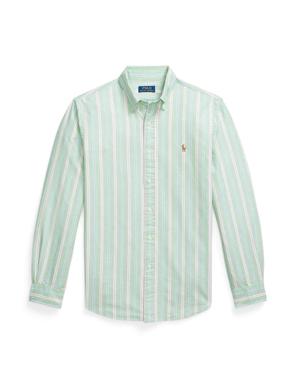 Polo Ralph Lauren - Oxford Shirt - Stripe - Green/White/Pink/Blue