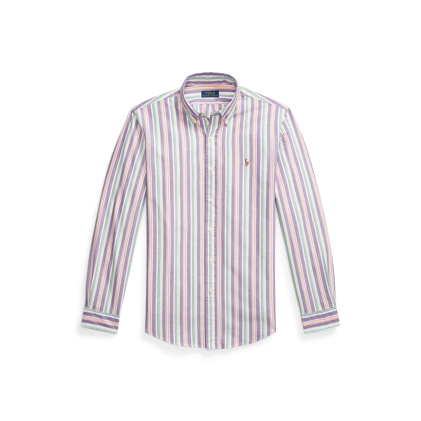 Polo Ralph Lauren - Oxford Shirt -  Stripe - Purple, Orange Multi