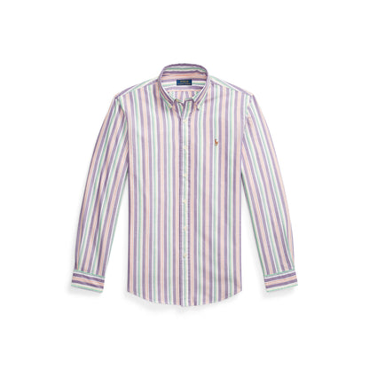 Polo Ralph Lauren - Oxford Shirt -  Stripe - Purple, Orange Multi