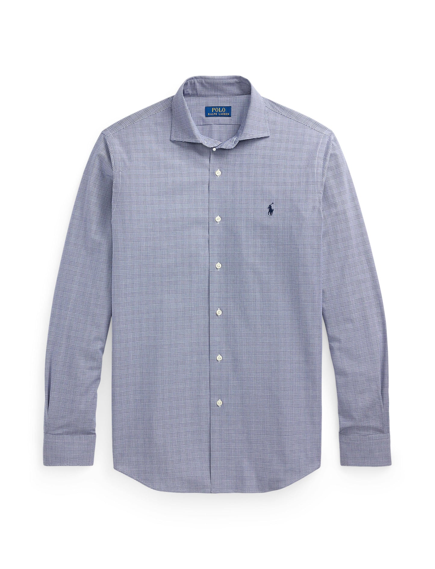 Polo Ralph Lauren - Poplin Stretch Business Shirt - Plaid - Blue & White