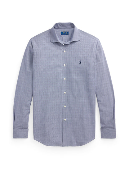 Polo Ralph Lauren - Poplin Stretch Business Shirt - Plaid - Blue & White