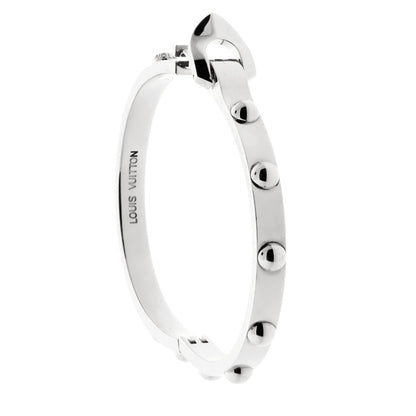 Louis Vuitton Diamond Gold Bangle Bracelet