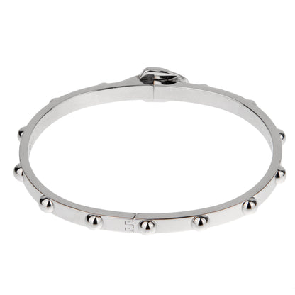 Louis Vuitton Empreinte White Gold Bangle Bracelet