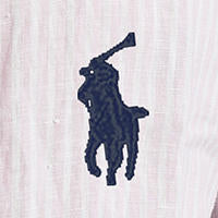 Polo Ralph Lauren - Linen Shirt - Stripe - Pink White