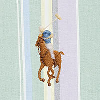 Polo Ralph Lauren - Custom Fit Striped Oxford Shirt - Striped - Multi Green/Purple