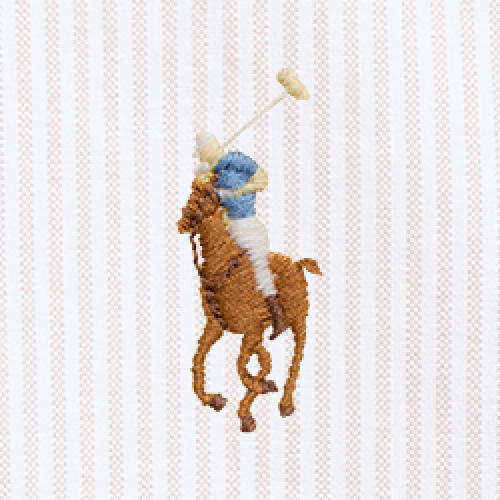 Polo Ralph Lauren - Classic Fit Oxford Shirt - Beige white