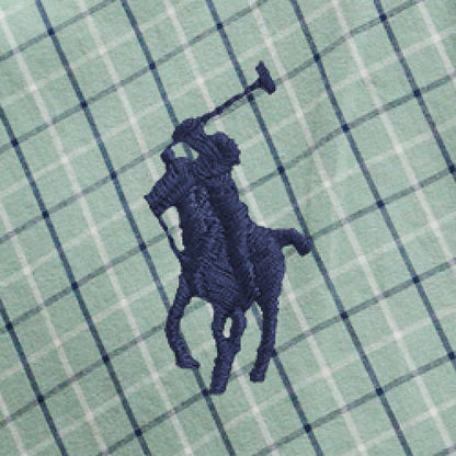 Polo Ralph Lauren - Poplin Stretch Shirt - Check - Green & Blue