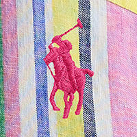 Polo Ralph Lauren - Linen Shirt - Big & Tall - Green Pink Multi