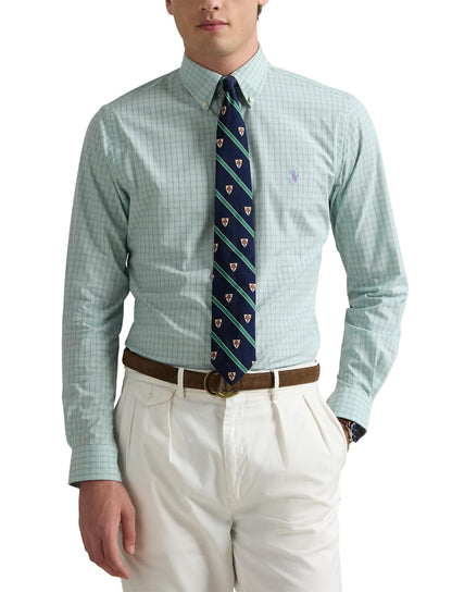 Polo Ralph Lauren - Poplin Stretch Shirt - Check - Celadon Purple